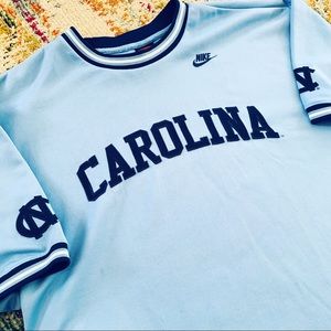 Vintage Nike North Carolina warm up jersey